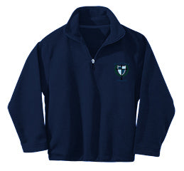Youth Quarter Zip Fleece with PCA Logo