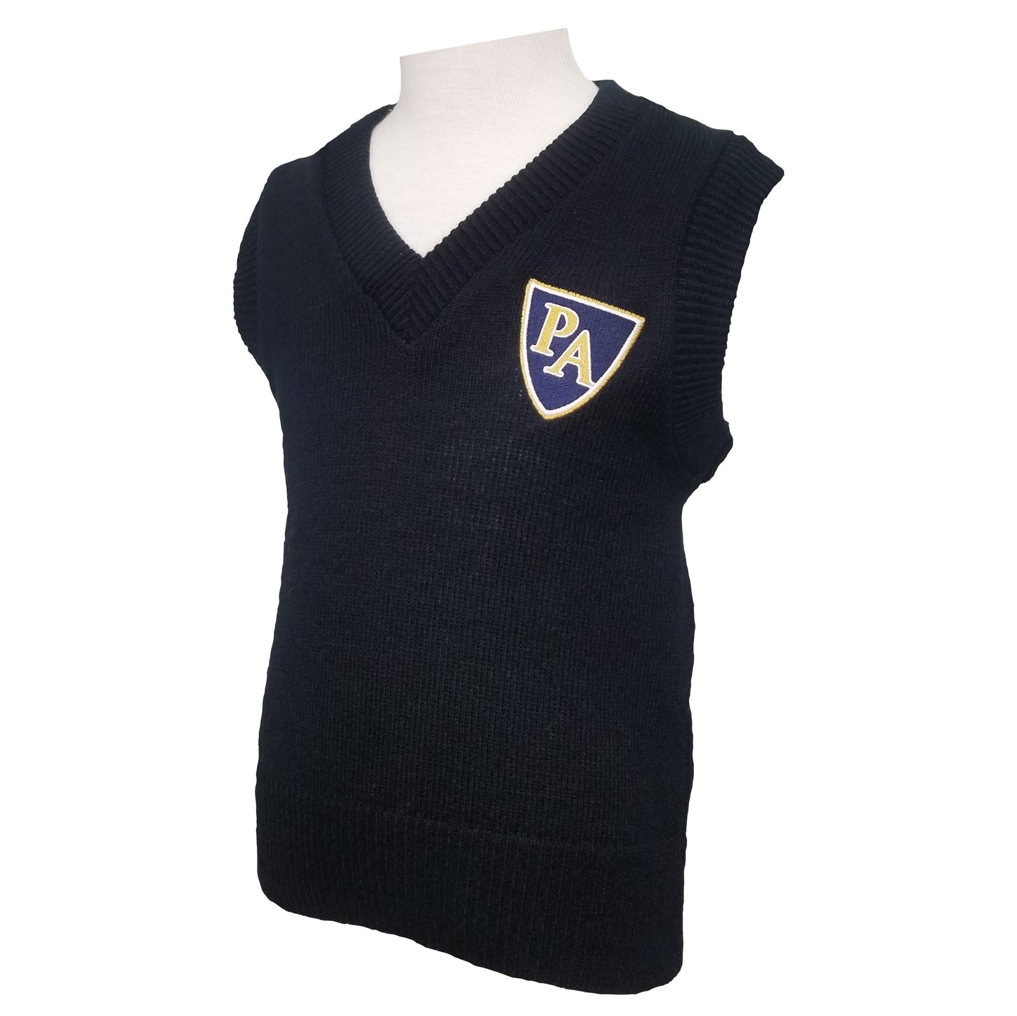 Youth Sweater Vest With Pulaski Academy Logo