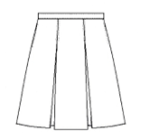 Box Pleat Skirt Plaid 70
