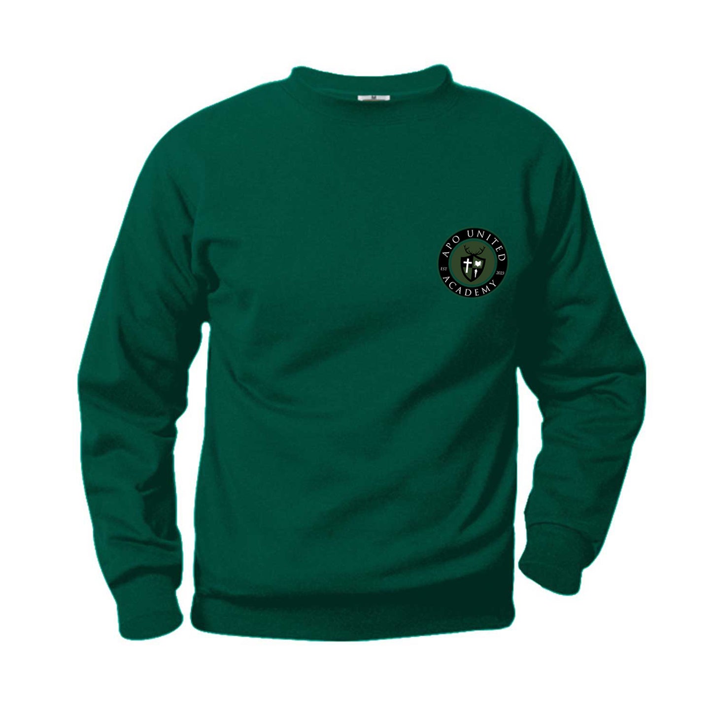 Adult Crewneck Fleece with APO Logo