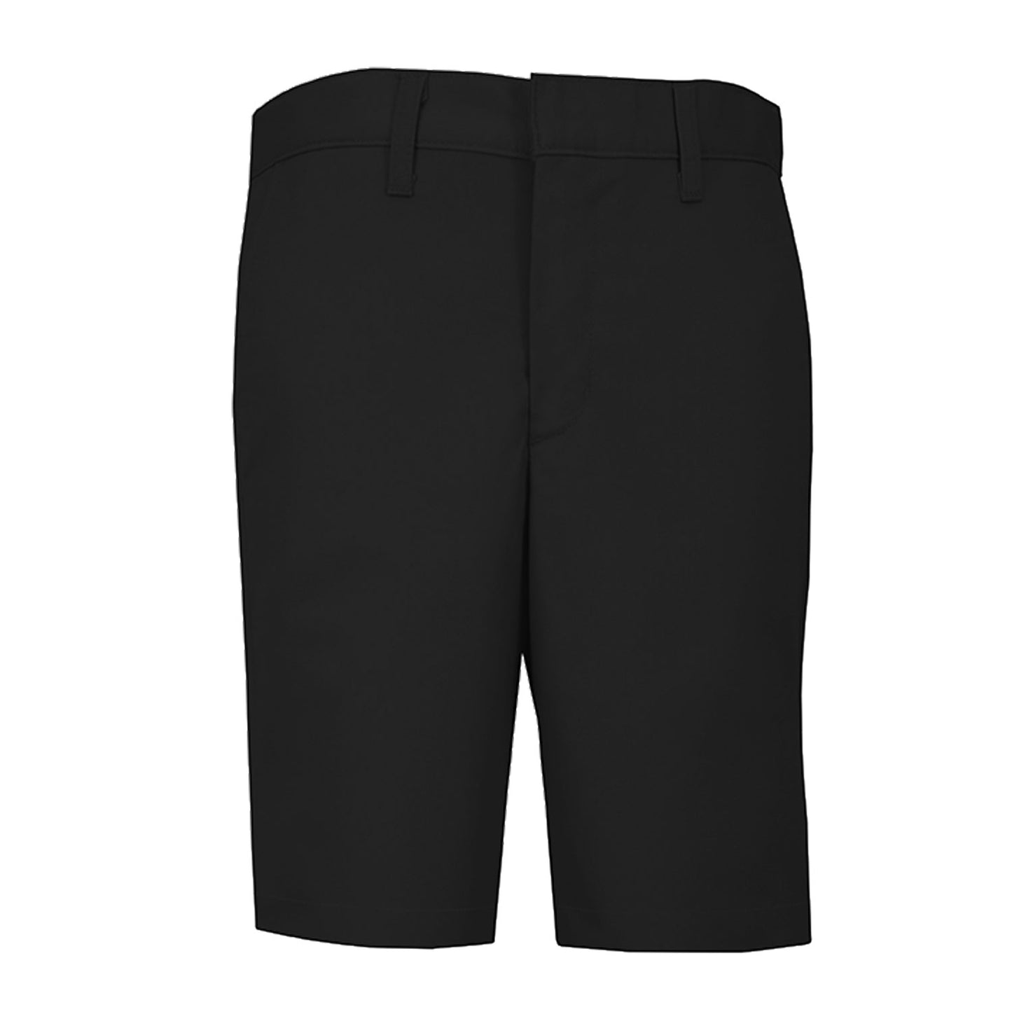Boys Regular Fit Flat Front Shorts - Black and Khaki