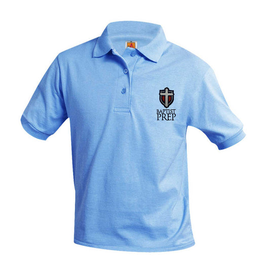 Youth Short Sleeve Smooth Polo With Baptist Prep Logo