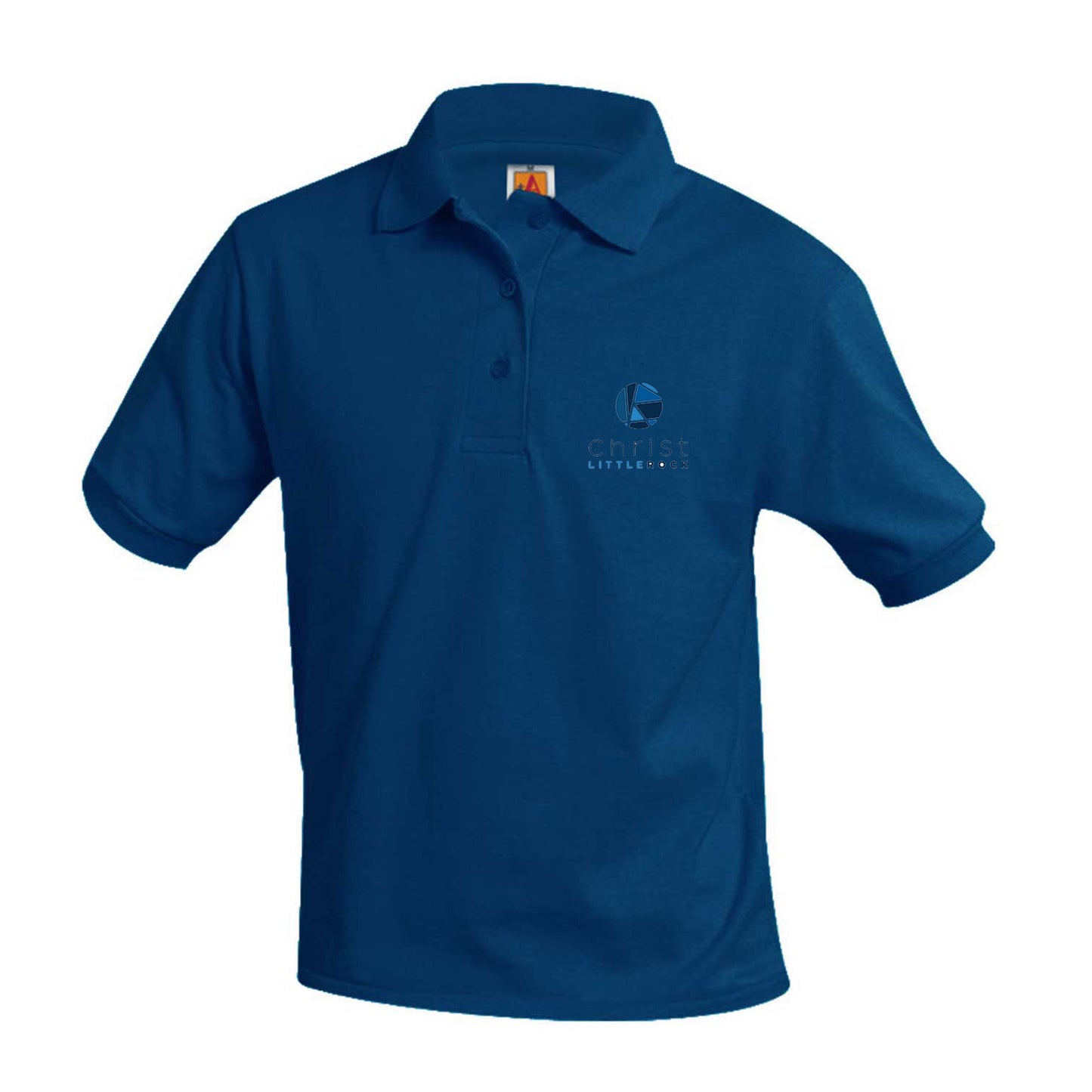 Adult Short Sleeve Polo With Christ Little Rock Logo