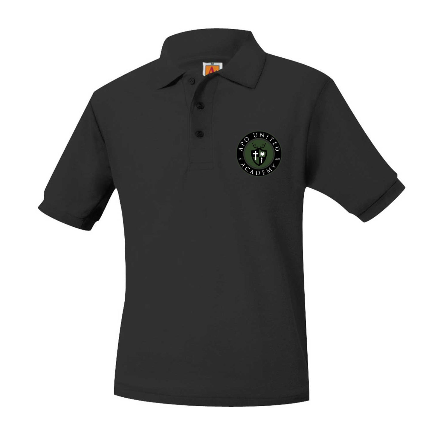 Adult Short Sleeve Pique Polo With APO Logo