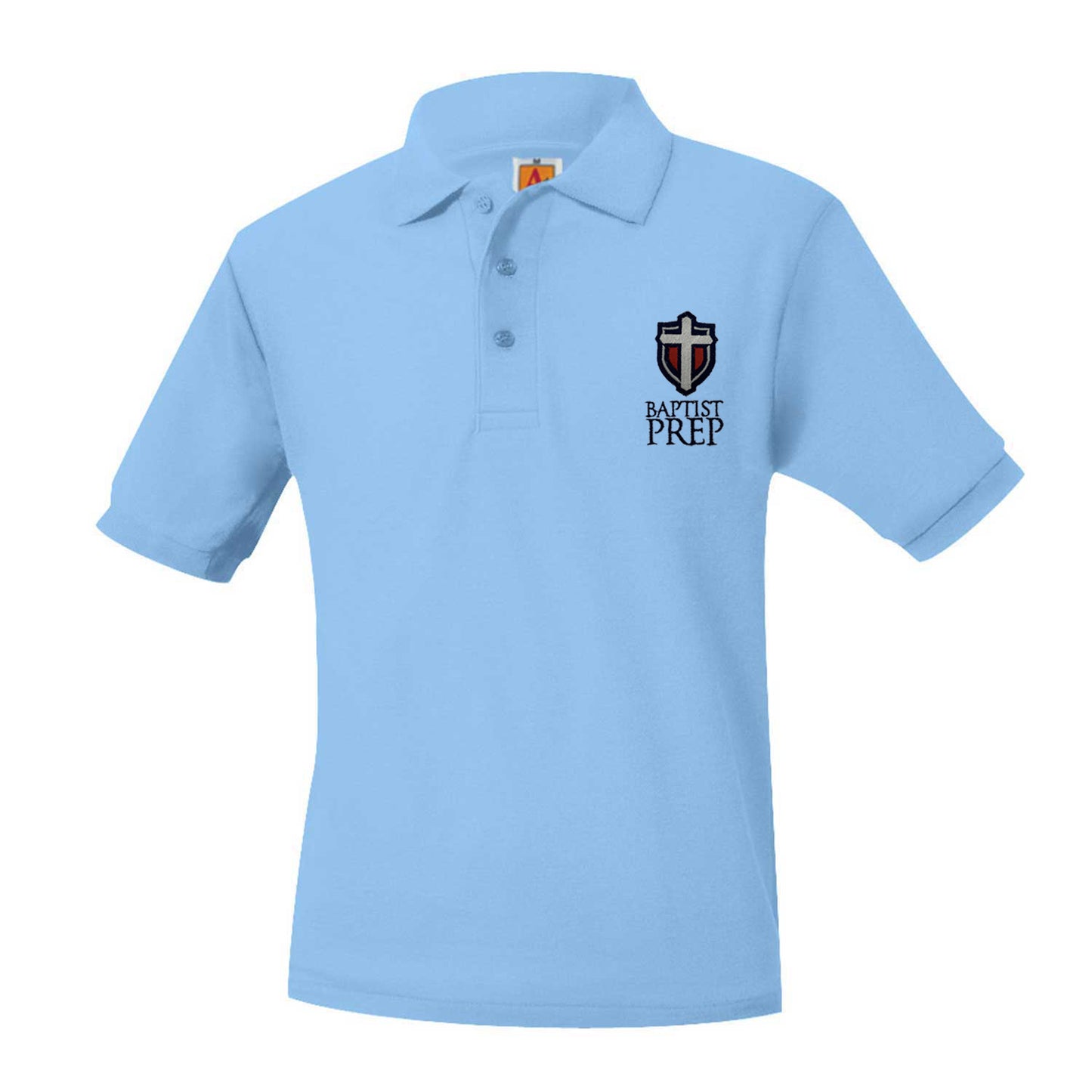 Adult Short Sleeve Pique Polo With Baptist Prep Logo