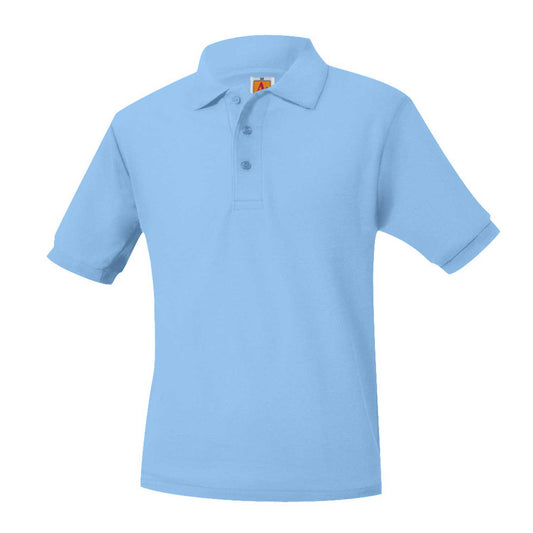 Youth Short Sleeve Pique Polo with Maranatha Baptist Logo