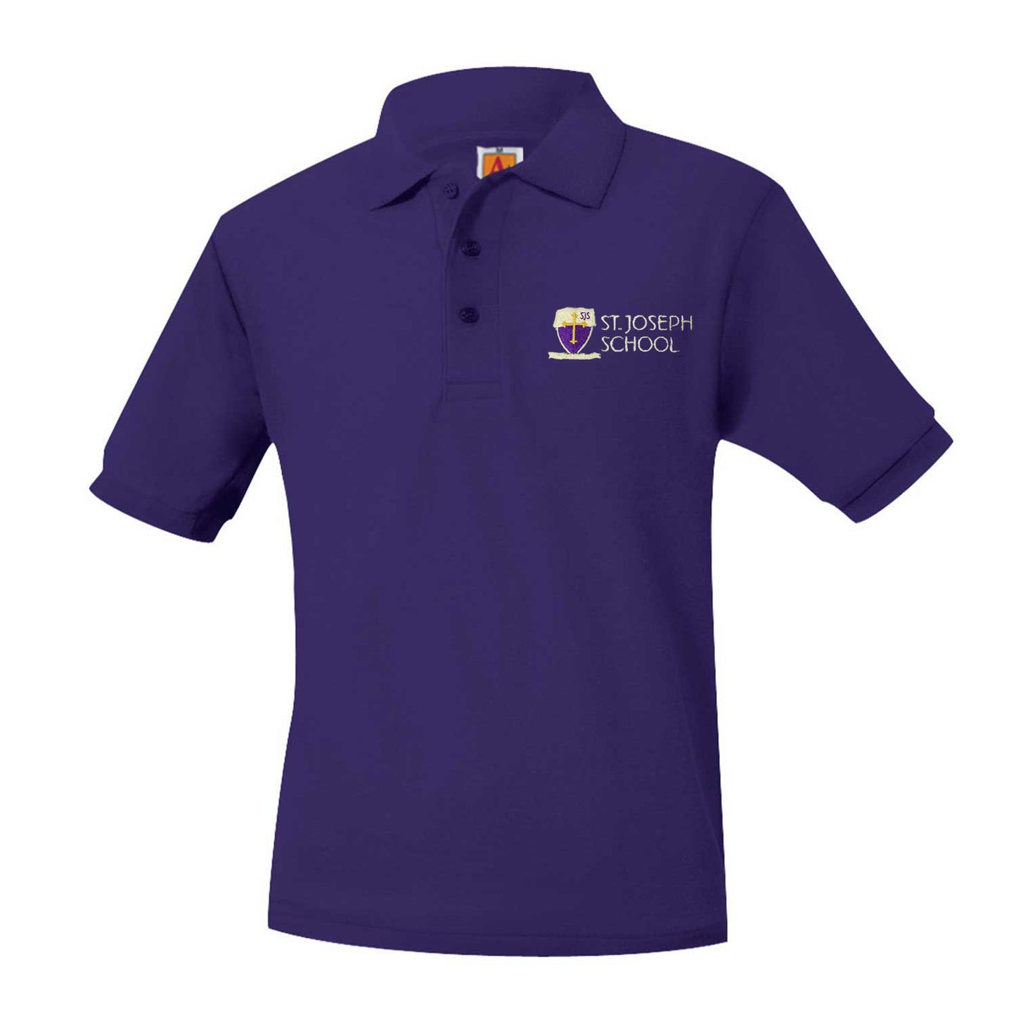 Adult Short Sleeve Pique Polo With St. Joseph Logo