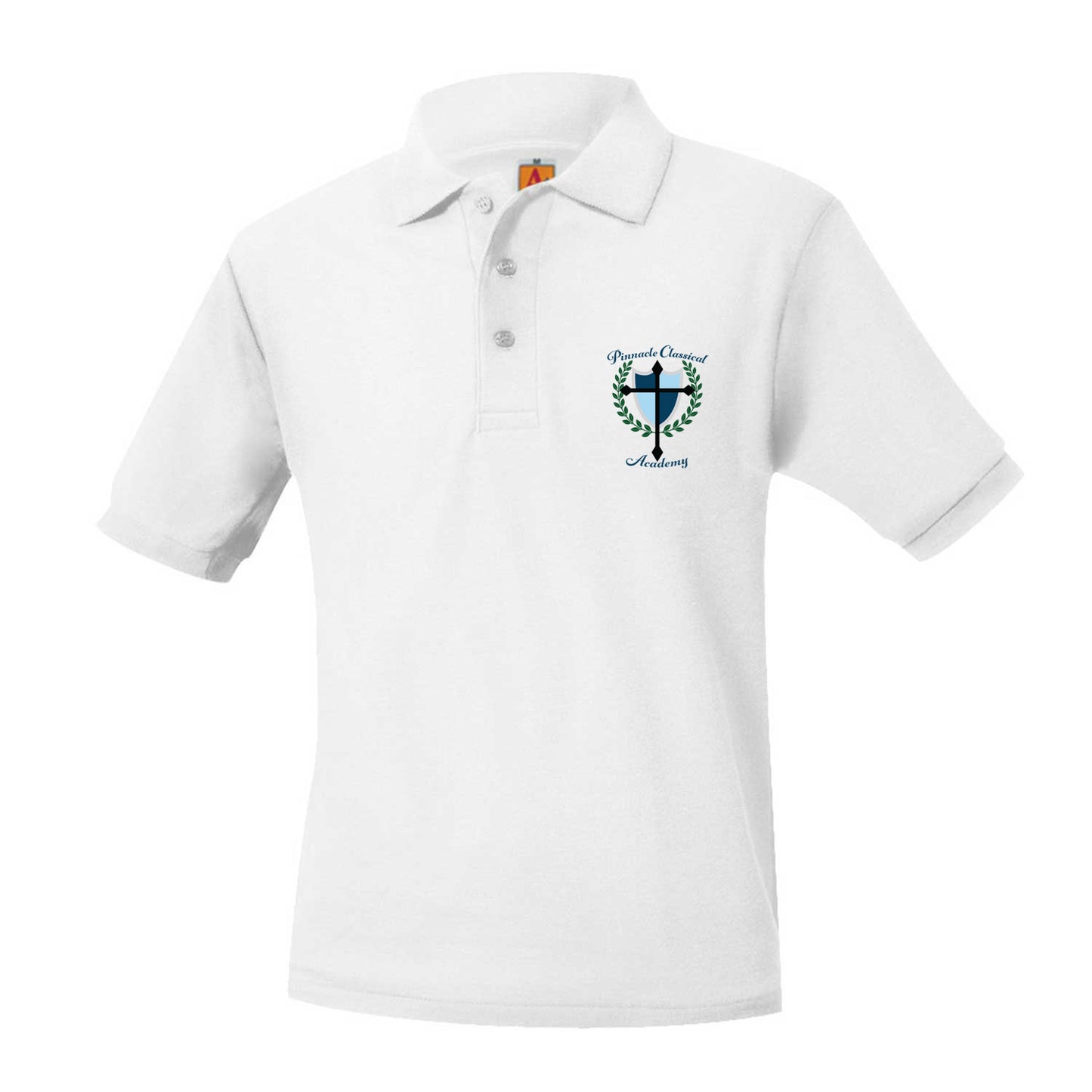 Adult Short Sleeve Pique Polo with PCA Logo