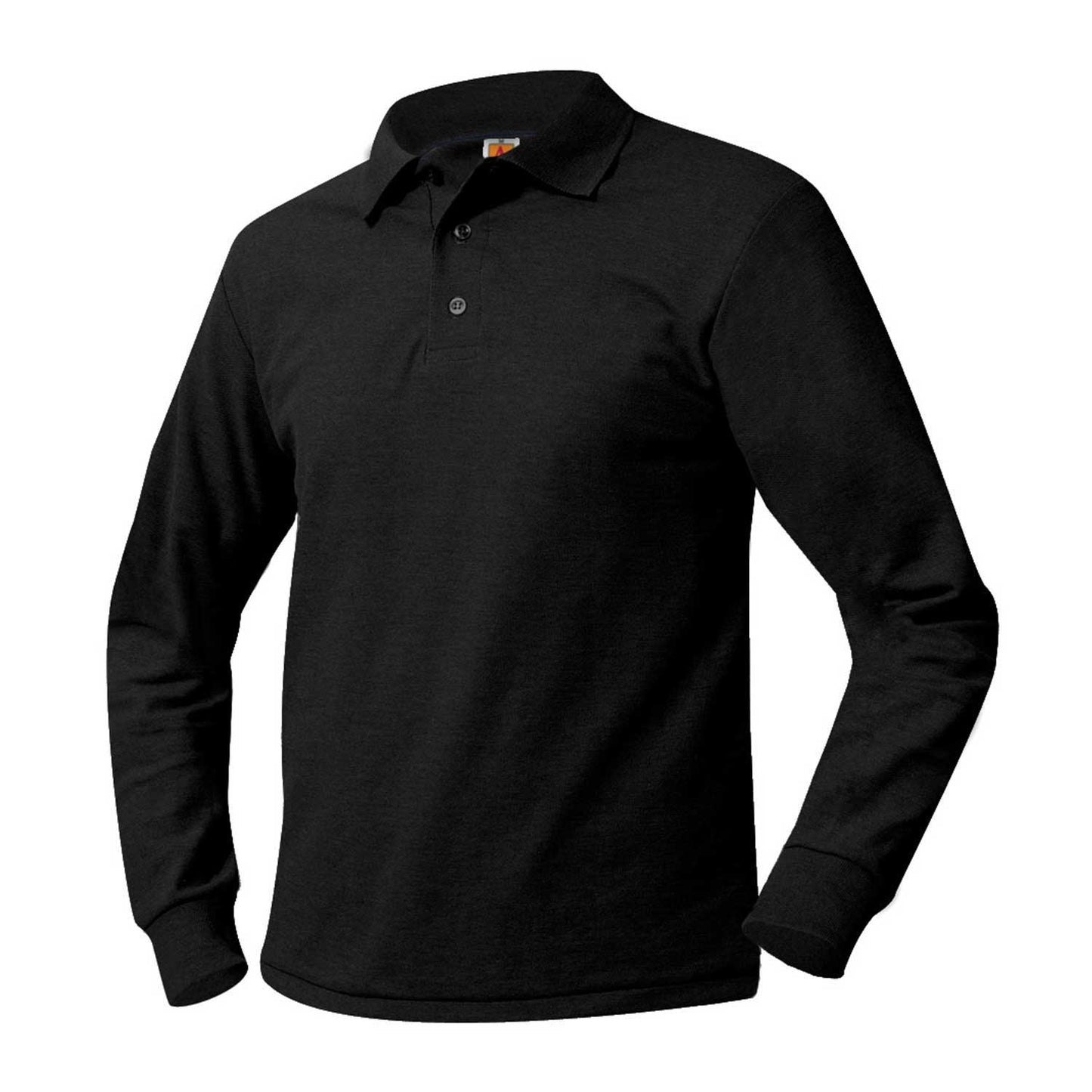 Youth Long Sleeve Polo with Shiloh Christian Logo