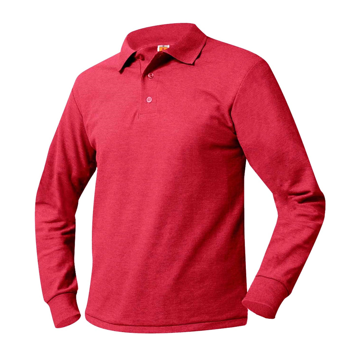 Youth Long Sleeve Polo with Harding Academy Logo