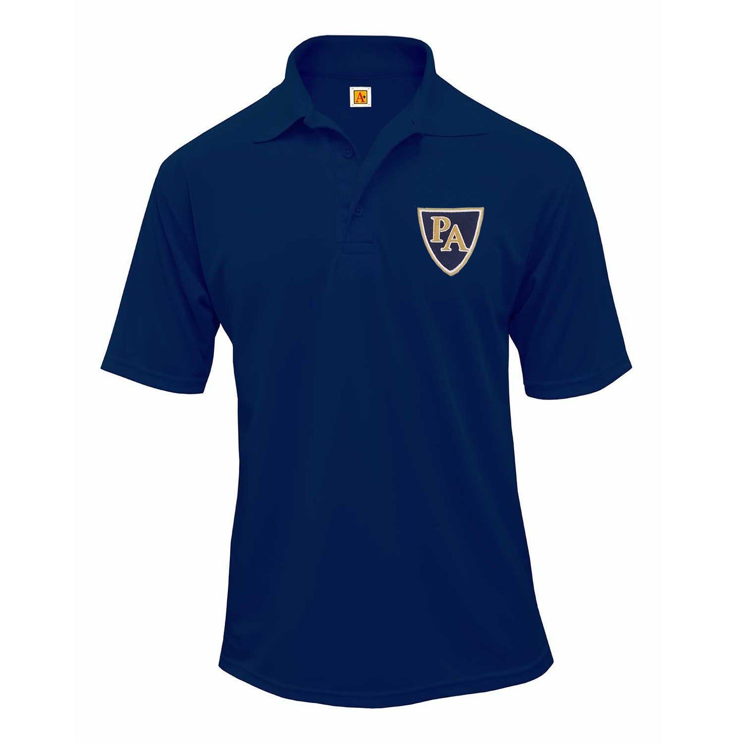 Adult Performance DriFit Polo with Pulaski Academy Logo