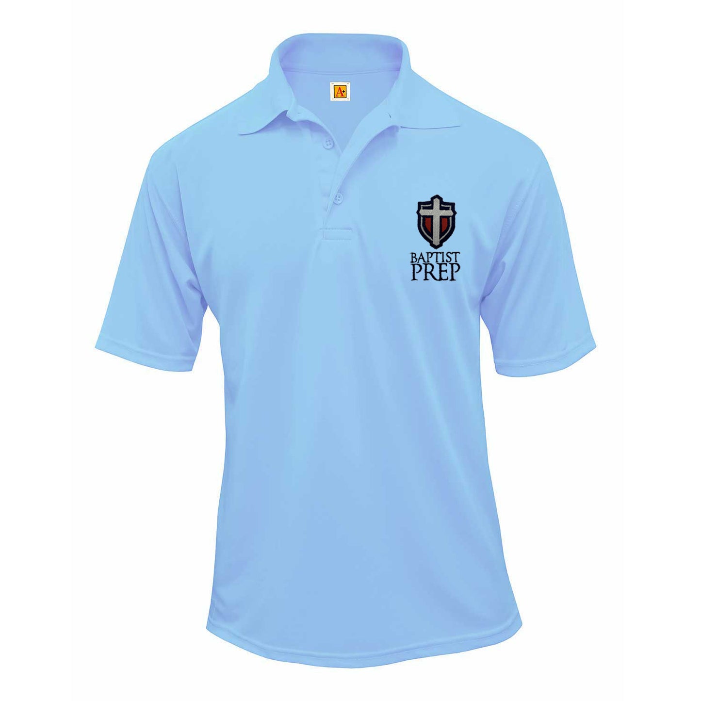 Youth Short Sleeve Performance Polo With Baptist Prep Logo