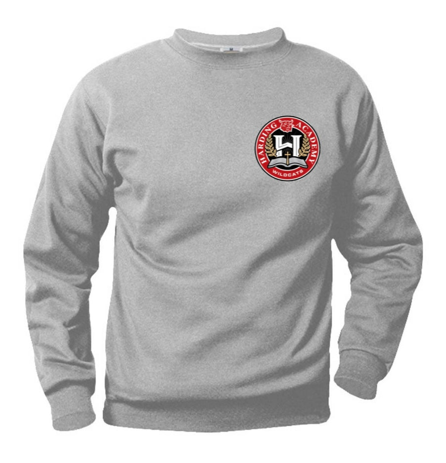 Youth Crewneck Sweatshirt with Harding Academy Logo
