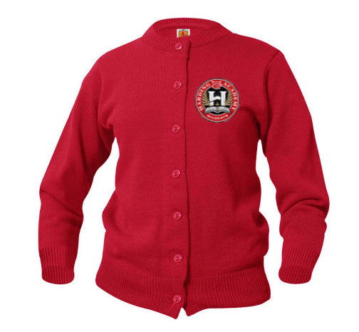Youth Cardigan with Harding Academy Logo