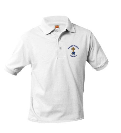 Youth Short Sleeve Smooth Polo With Immaculate Conception School Logo
