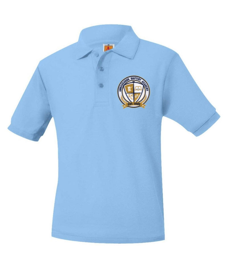 Adult Short Sleeve Polo with Ambassador Baptist Logo