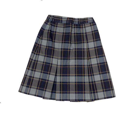 Box Pleat 57 Plaid Skirt