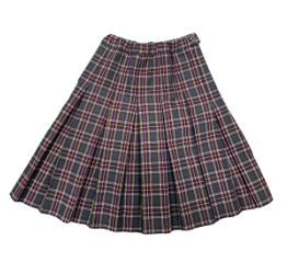 All Around Pleat Plaid Skirt - Christ the King