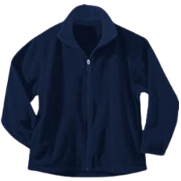 Youth Full Zip Fleece with Christ Little Rock Logo
