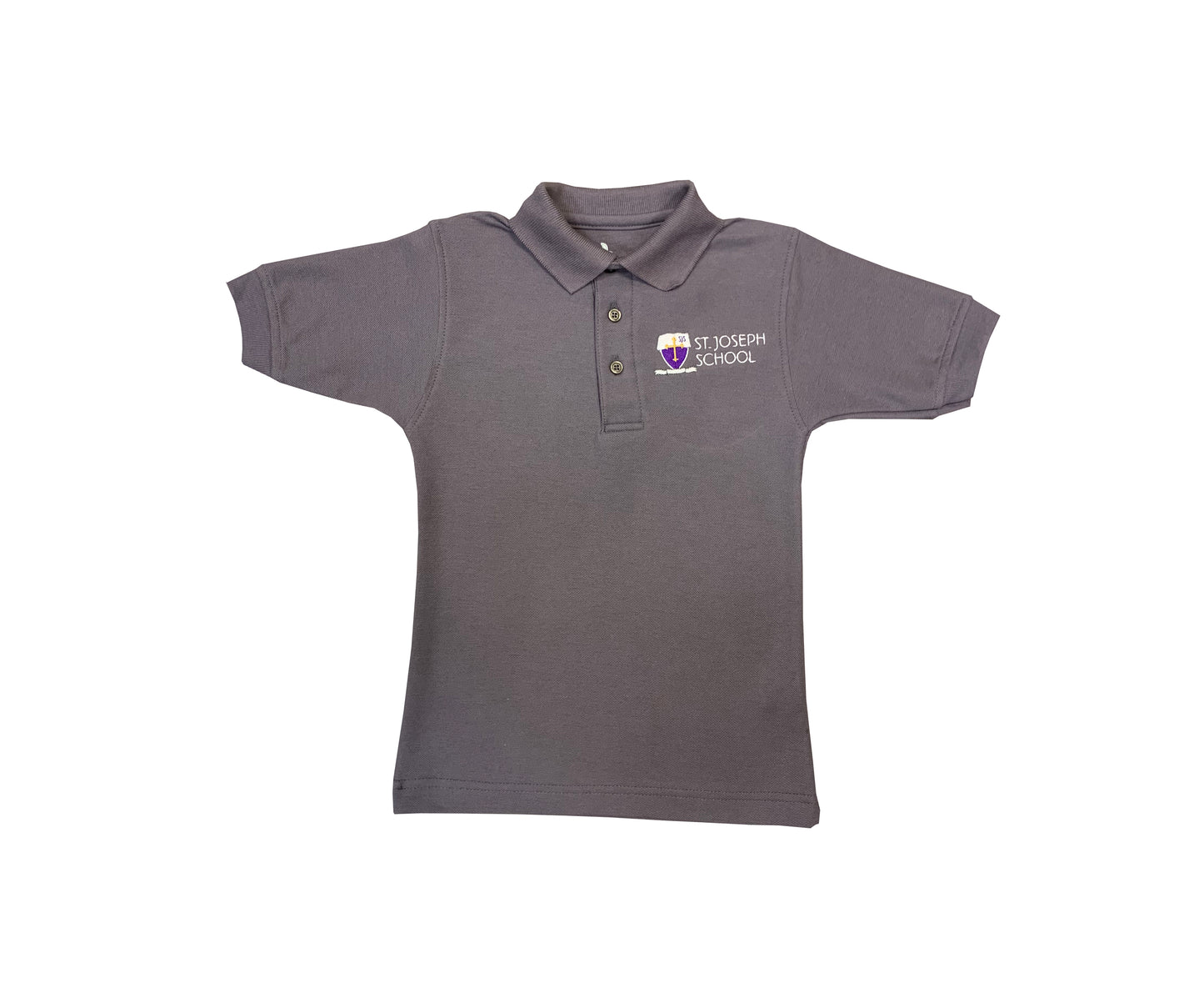 Youth Short Sleeve Pique Polo With St. Joseph Logo