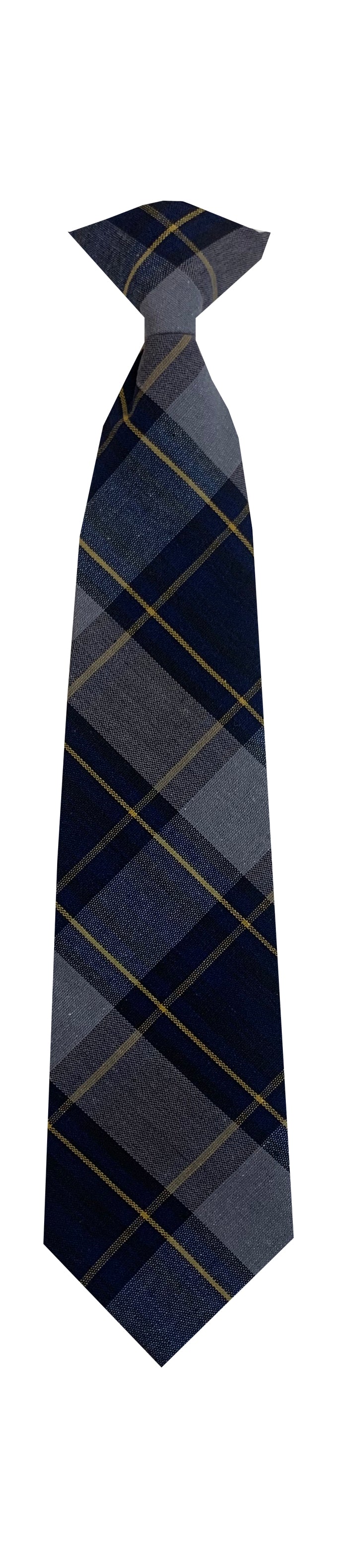 57 Plaid Clip On Tie