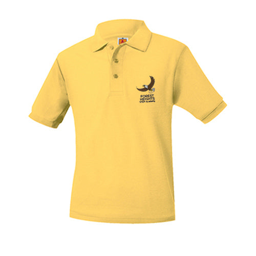 Adult Short Sleeve Polo With Forest Heights Logo