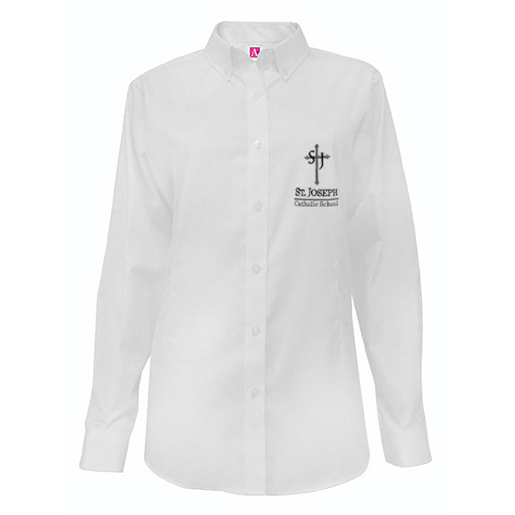 Ladies Oxford with St. Joseph Fayetteville Logo