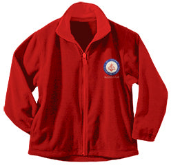 Adult Full Zip Fleece With St. John's Logo
