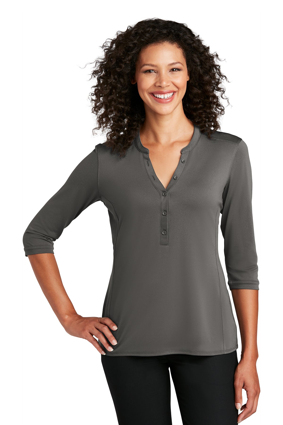 Ladies UV Choice Pique Henley