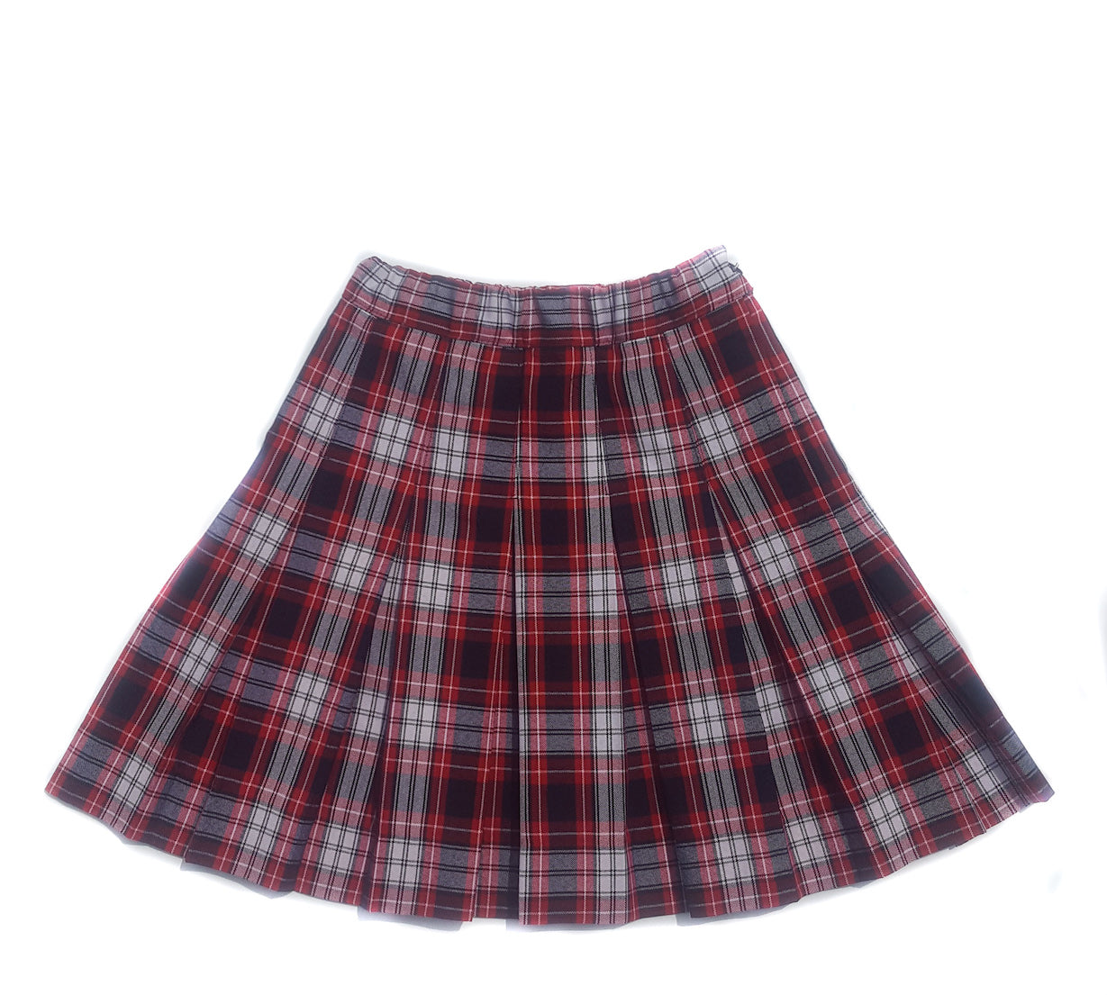 All Around Pleat Plaid Skirt