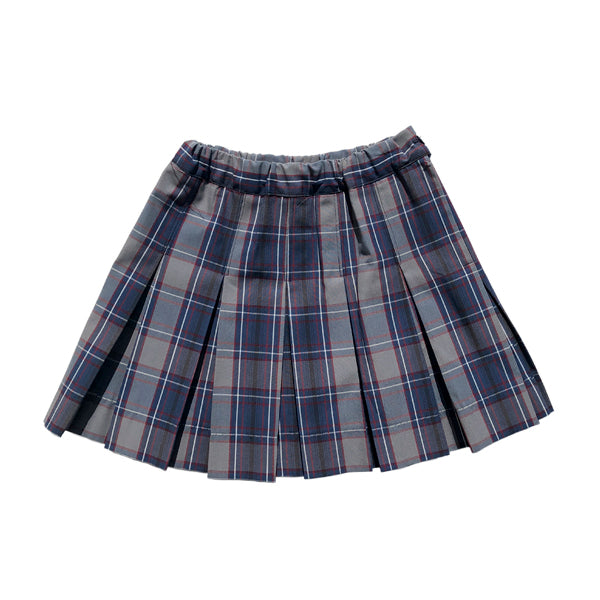 All Around Pleat Plaid Skirt