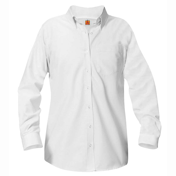 Ladies Long Sleeve Oxford