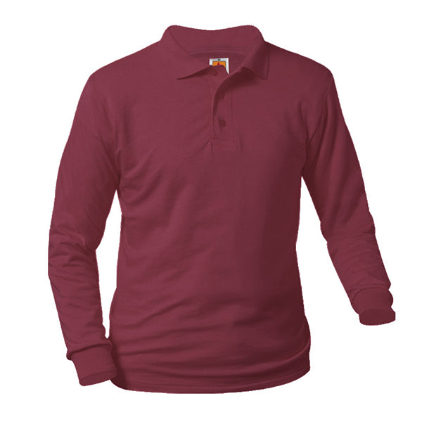 Adult Long Sleeve Smooth Polo