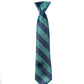 16" Striped Clipon Tie