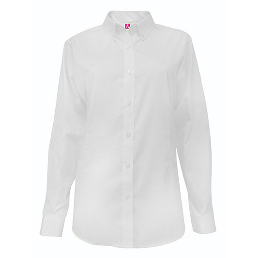 Ladies Long Sleeve Stretch Blouse - Episcopal Collegiate School
