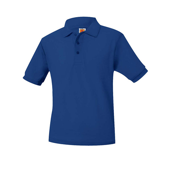 Youth Short Sleeve Pique Polo With ESTEM Logo