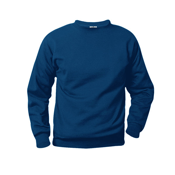 Adult Crewneck Sweatshirt With Johnson's Montessori School Logo
