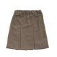 Box Pleat Khaki Skirt