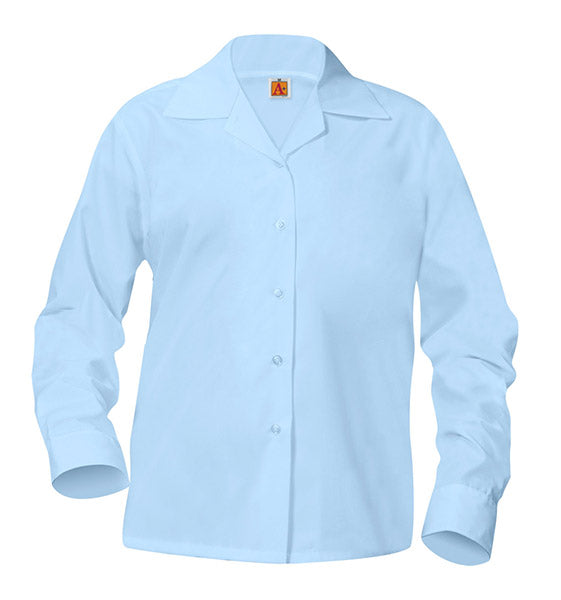 Ladies Long Sleeve Oxford