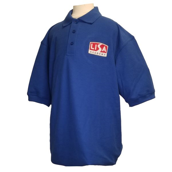 Youth High School Polo With LISA Logo
