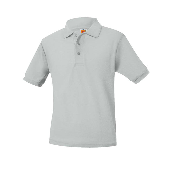 Youth Short Sleeve Pique Polo With New Life Christian Logo