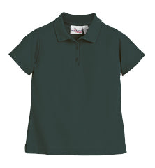 Adult Girl Cut Short Sleeve Pique Polo With Ridgefield Christian Academy Logo
