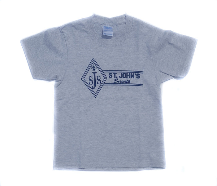 Adult Short Sleeve PE Tee With St. John Logo