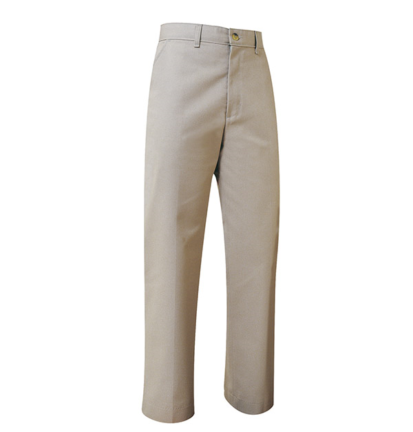 Girls Slim Fit Flat Front Pant