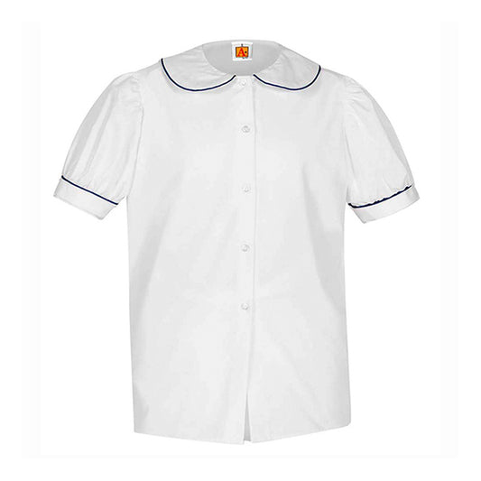 Youth Short Sleeve Piped Peter Pan - Christ the King
