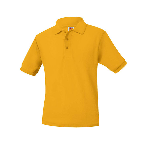 Youth Short Sleeve Pique Polo With Liberty Christian Logo