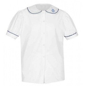 Short Sleeve Piped Peter Pan with Tanglewood Academy Logo