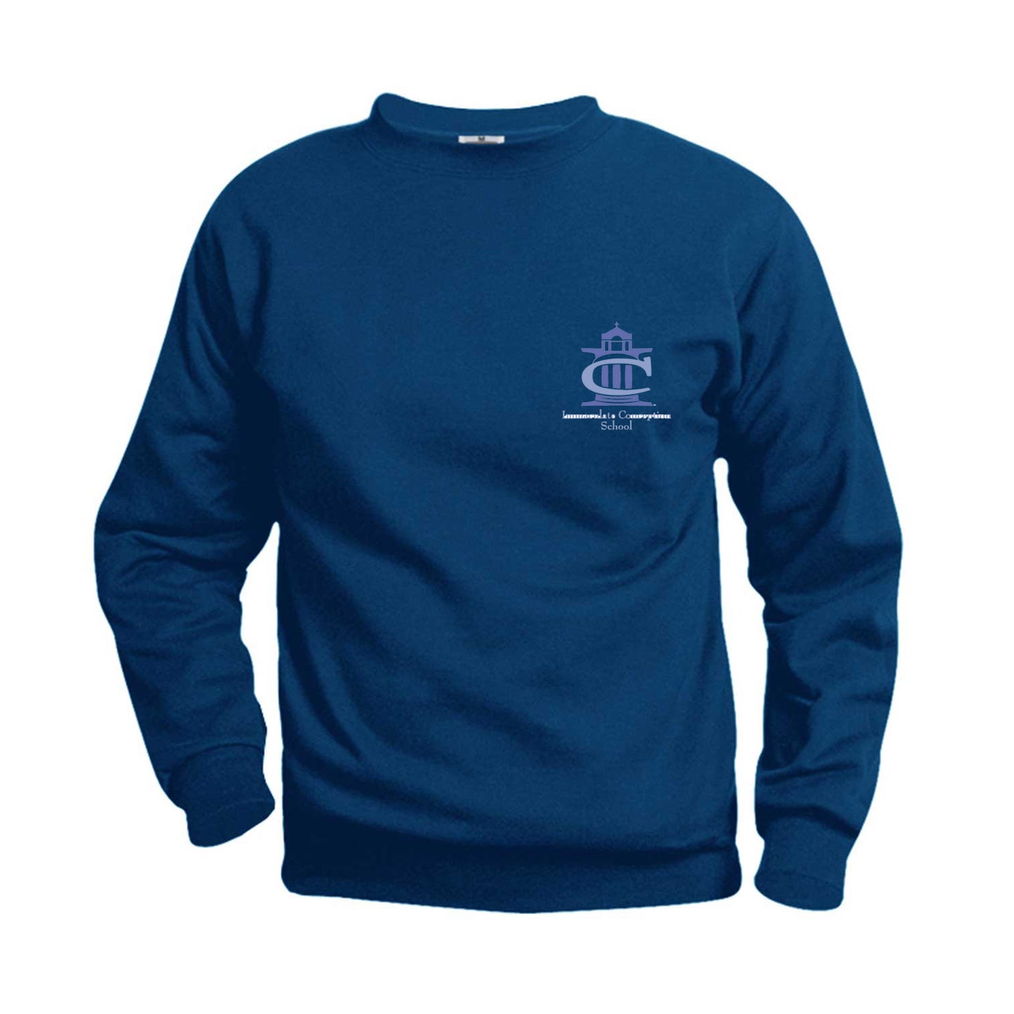 Adult Crewneck Sweatshirt With Immaculate Conception Fort Smith Logo