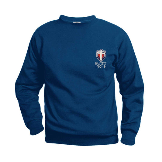 Youth Sweatshirt With Baptist Prep Logo