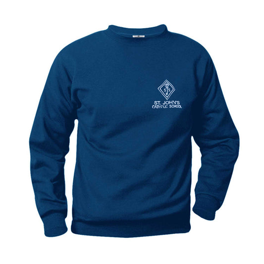 Adult Crewneck Sweatshirt With St. John Logo